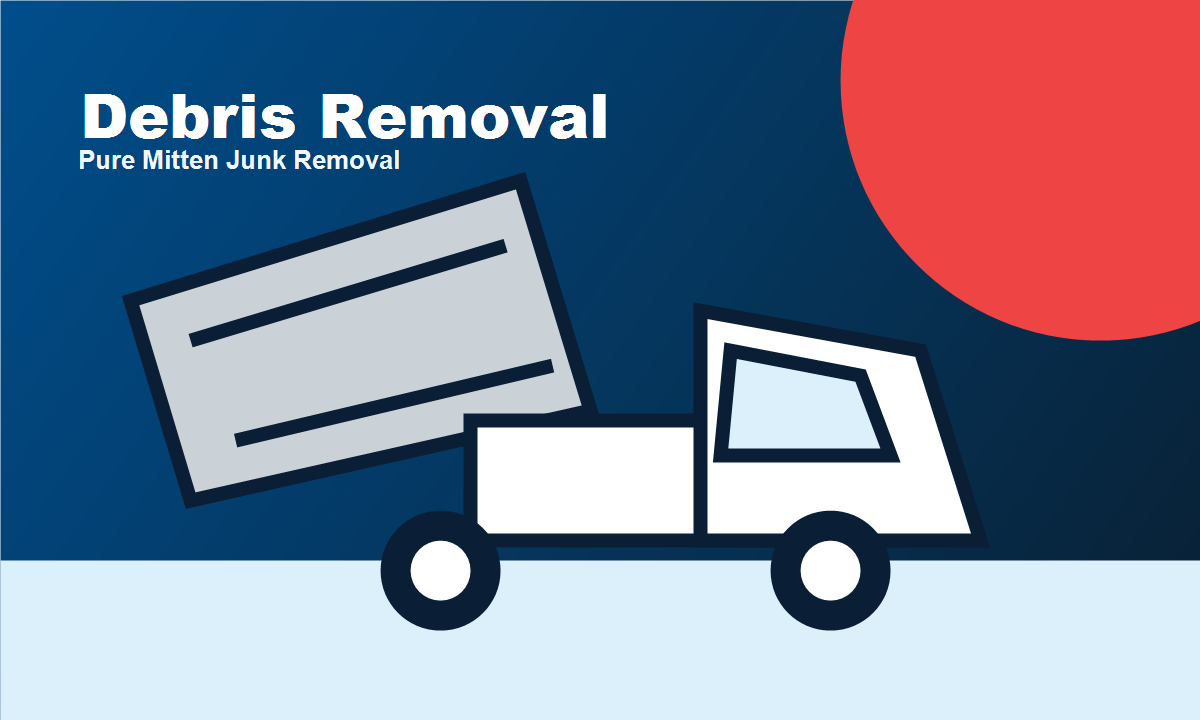 Construction Debris Removal by Pure Mitten Junk Removal
